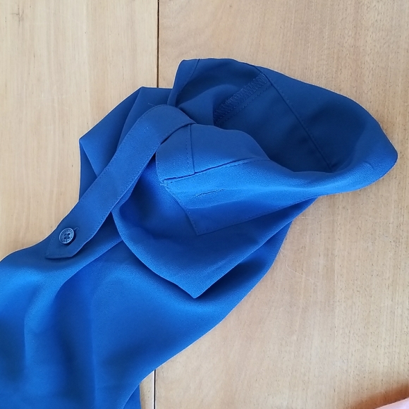 Express Teal Blouse - Picture 7 of 7